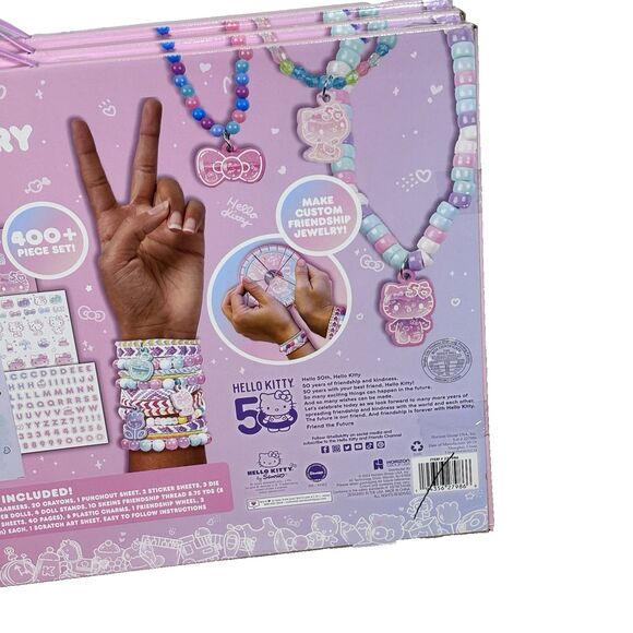 Hello Kitty 50th Anniversary 2 In 1 Sketch & Jewelry Studio NWT - Picture 11 of 16